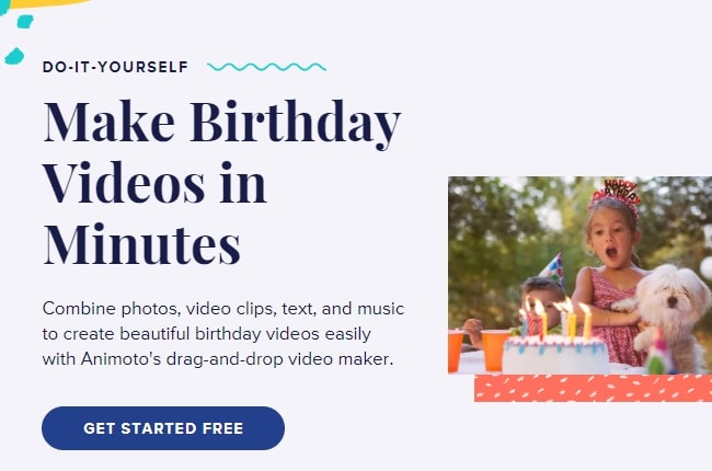 birthday presentation maker