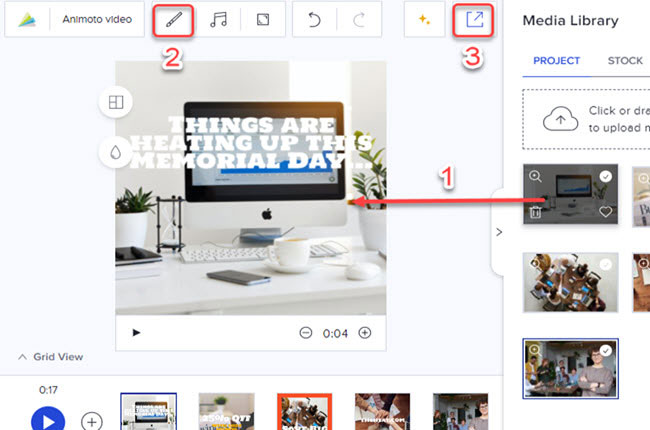 brand video maker animoto
