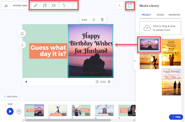 animoto render video