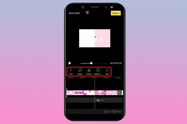 how to add pictures to a tik tok