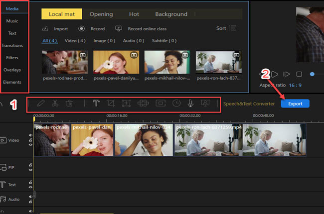 how to make a skit video with beecut