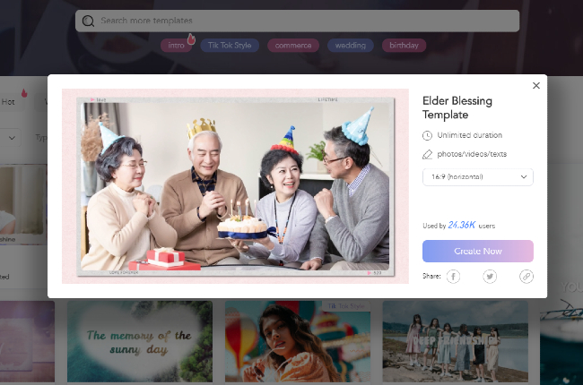 lightmv birthday templates