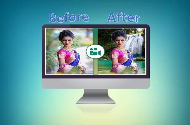 Change video background