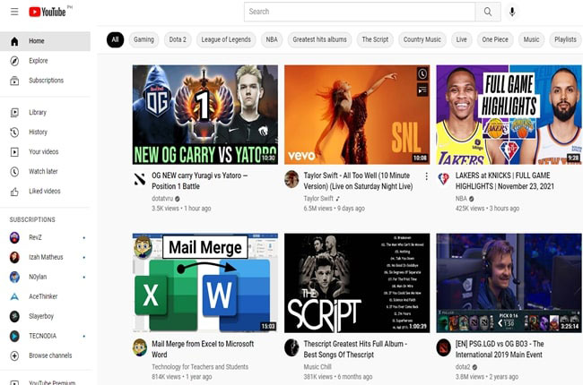 how to loop a youtube video on pc