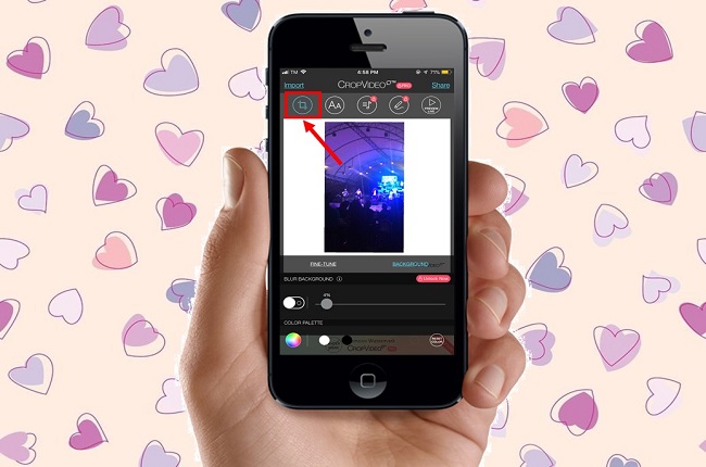 how to crop a video for instagram