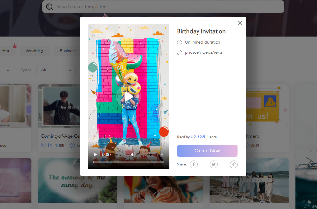 lightmv birthday templates