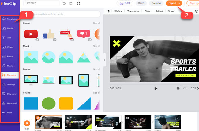 trailer maker named flexclip