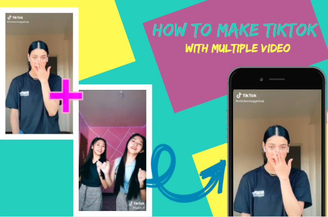 how to add multiple videos to TikTok