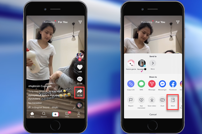 How to Stitch a Video on TikTok