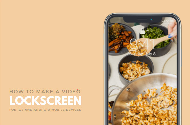 how to make video lock screen