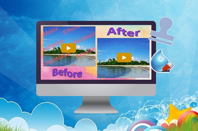 Delete watermark from video