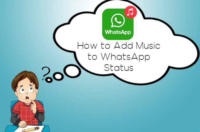 how to add music to whatsapp status