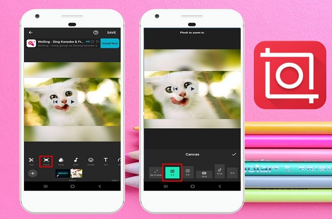 make video square for instagram