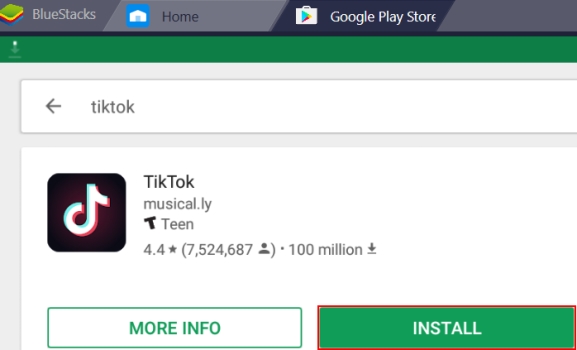 install TikTok