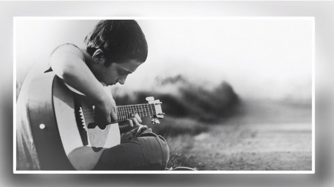 black and white effect template