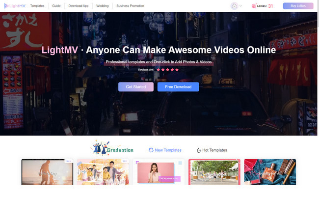 lightMV motion graphics maker