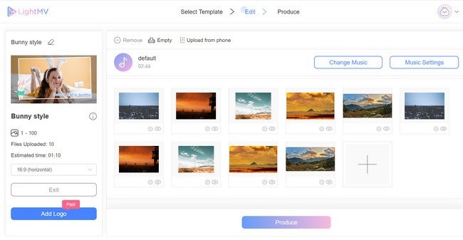 motion graphics maker-LightMV birthday template