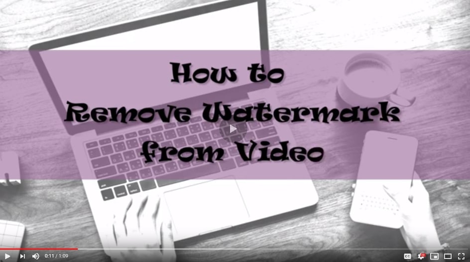 remove watermark from video youtube