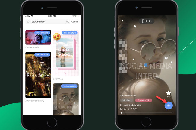 vlog with iphone using lightmv