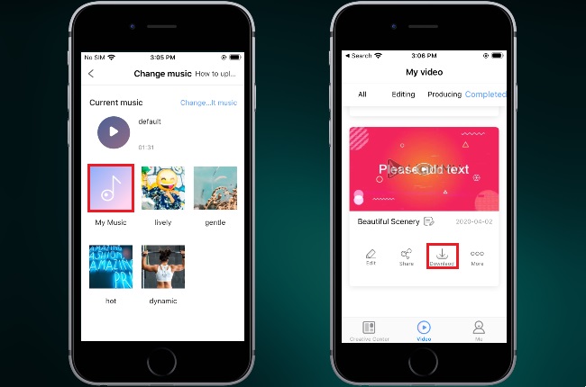 how to add music to whatsapp status