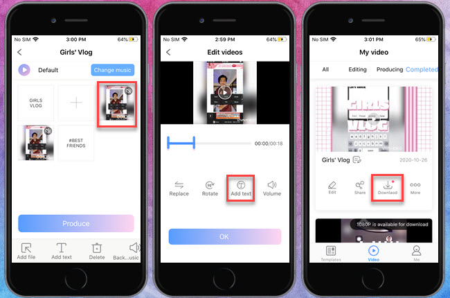 how to make a TikTok with multiple videos