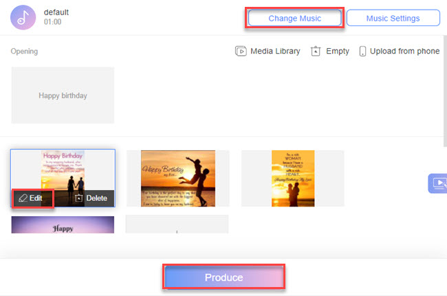 how to make birthday video for husband 
