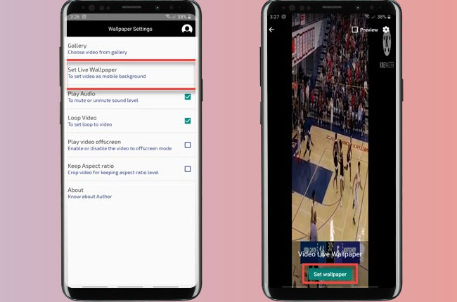 how to make a video lock screen