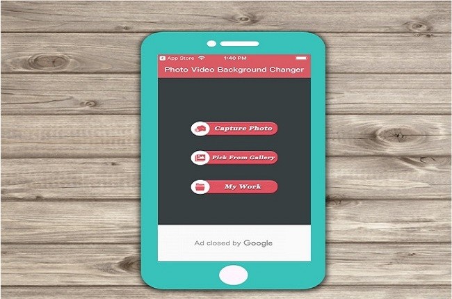 How to change video background