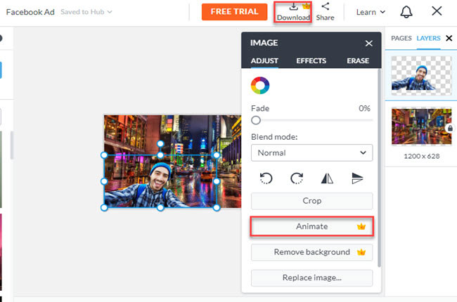 how to animate a picture with picmonkey