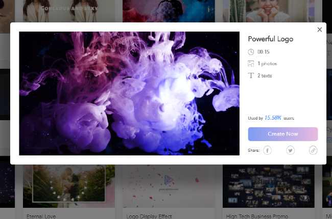 lightmv after effect logo template