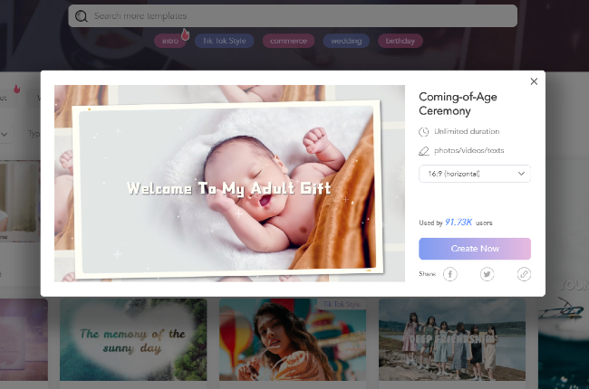 lightmv birthday templates