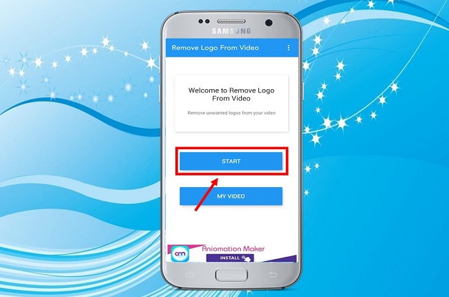 Delete watermark from video