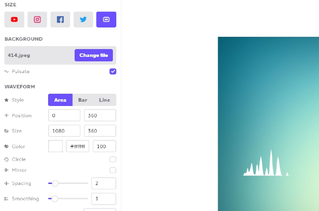 free music visualizer maker
