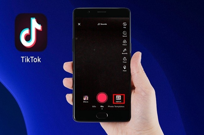 how to upload pictures to tik tok