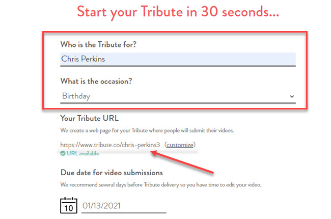 how to make a tribute video