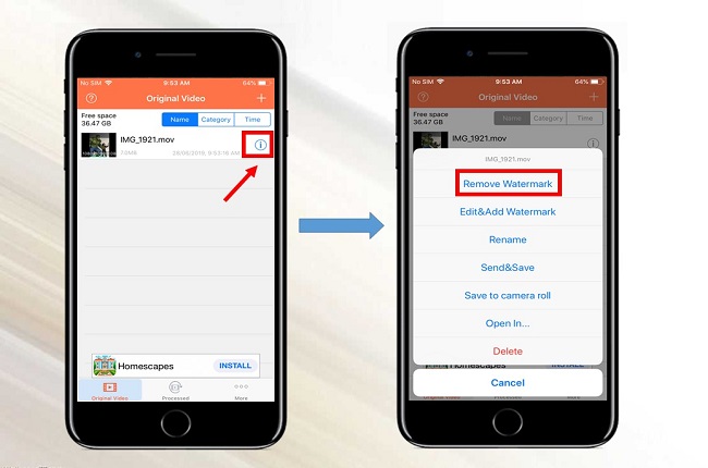 How to remove watermark from video online