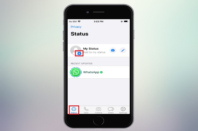 how to add music to whatsapp status